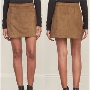 Abercrombie and Fitch Suede Mini Skirt